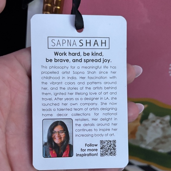 Sapna Shah Cat Art Print - Picture 3 of 4